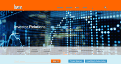 Desktop Screenshot of investors.fiserv.com